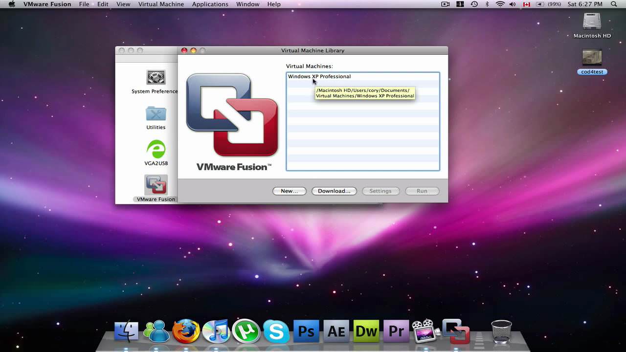 vmware fusion player mac